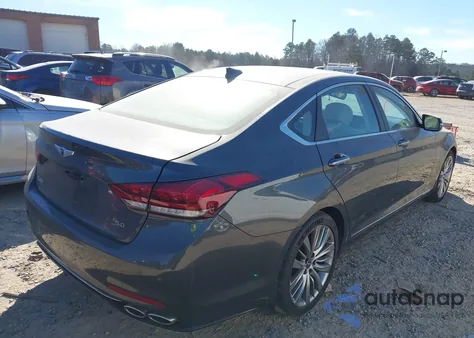 2018 Genesis G80 5.0 Ultimate from USA, damaged, VIN KMHGN4JF6JU241058